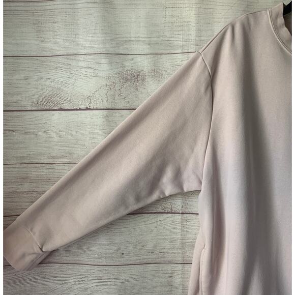 Nike Dri-Fit Light Pink Sweatshirt Oversized Crewneck Pullover Size XL - Picture 5 of 16